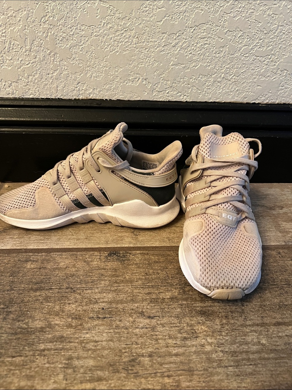 adidas Women’s EQT Support ADV Sneakers in Taupe Pink